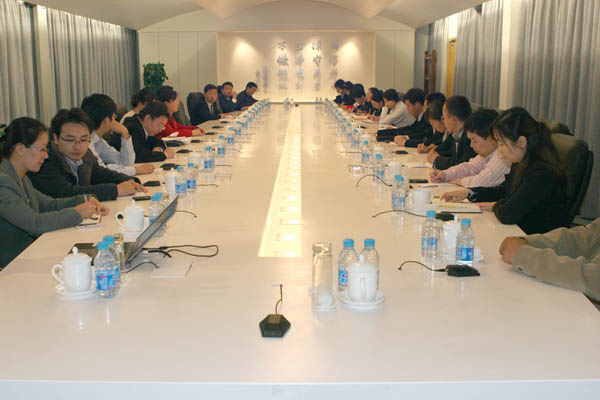 上海国家会计学院代表团来我院进行工作交流